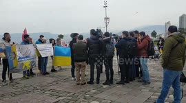 Stand With Ukraine demonstration in Izmir, Turkey