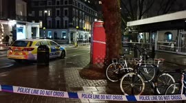 Crime scene in place following stabbing in London's West End