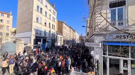 France: Thousands Of People Protest In Lyon Against Digitalization Of Agriculture