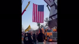 US: People’s Convoy Rolls Through Maryland Approaching Final Destination Of DC
