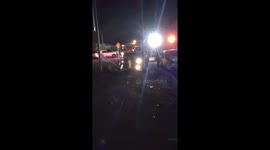 Car wrapped around fire hydrant Severe Two car accident 8th and Dean Killeen Tx