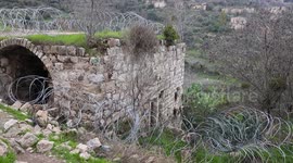 Palestininas visit abandoned buildings in village of Lifta on the western edge of Jerusalem