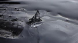 An example of how a tiny ice formation phenomenon is created.