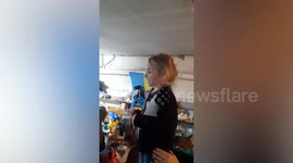 Ukrainian girl sings ‘Let It Go’ from Disney’s ‘Frozen’ to locals in air raid shelter as bombs batter Kyiv