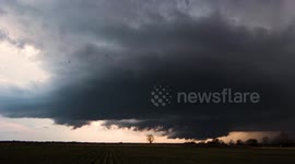 Multiple supercells, possible tornado move across Arkansas