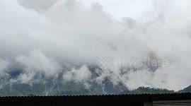 Mount Merapi volcano eruptions sends giant plumes of gas over homes in Indonesia