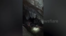 Buddhist monk survives falling down 164ft-deep cave in Thailand