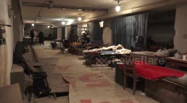 Inside the Kharkiv shelter where Ukrainians seek refuge as troops battle outside