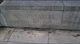 Statue of Ronnie Barker which is at Aylesbury waterside Theatre