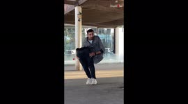 Illusionist freaks people out by 'cutting body in half'