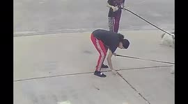 Teenage Vandals in Houston Caught on Camera Writing Vulgar Phrase