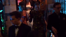 Florence Pugh leaves Vogue and Tiffany and co after BAFTA party at Annabell's