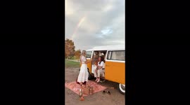 Couple ditch jobs and expensive city flat for van life and happiness on the open road