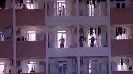 Chinese students host concerts on balconies after universities shut down amid COVID-19 resurgence