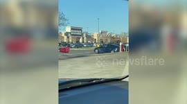 Huge line of Teslas stranded for hours after high demand causes charging time to double