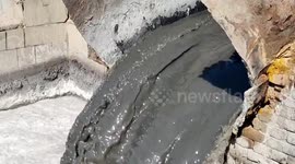 The Pollution from the tanneries is destroying the ecology of the local Ganges River in Northern India