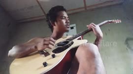 last year summer tried to play solo of california by legendary rock band Eagles