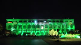 St Patrick's Day marked by turning City Hall green in Bangkok, Thailand