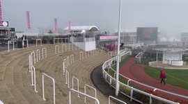 A forggy Morning before Cheltenham gold cup
