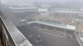 A forggy Morning before Cheltenham gold cup