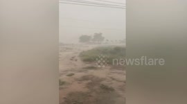 Summer storm smashes into northeast Thailand as temperature soar past 30C