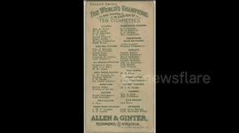 BASEBALL CARDS VINTAGE 2 BASEBALL PLAYERS OF YESTERYEAR ON CIGARETT CARDS