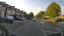 dashcam footage of 2 quad bikes being driven dangerously and aggressively along the A435