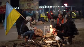 Protesters block trucks at Poland-Belarus border causing 30-mile tailback