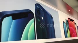 File footage of iPhone 12 Going On Sale In Hangzhou, Zhejiang, China