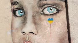 Murals in support of Ukraine pop up all over the French capital