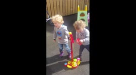 Young twins sing Red Hot Chilli Peppers hit