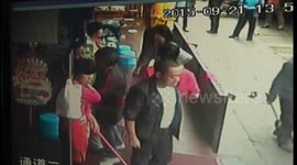 Brawl in the restaurant when paying the bill