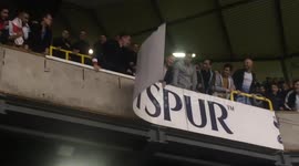Arsenal fans tearing White Hart Lane down.