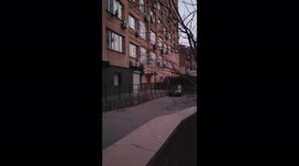 Air raid siren echoes over Kyiv, Ukraine