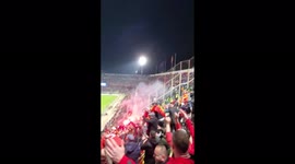 Fans cheer as North Macedonia end Italy's World Cup hopes