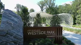 Short drone flyover at Westdide Park, Atlanta, GA
