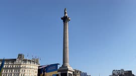 Thousands gather in Trafalgar Square to call for end of Ukraine invasion