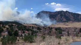 Fast Moving Wild Fire In Boulder Colorado