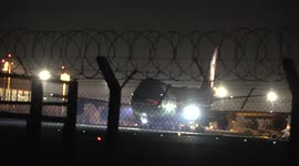 Air Force One carrying President Biden takes off from RAF Mildenhall Suffolk