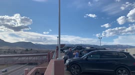 NCAR Wildfire Seen From Table Mesa Parking Garage in Boulder Colorado