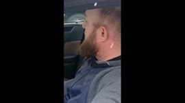 A man in a Mercedes decided to drift in the snow, but slipped into a ravine