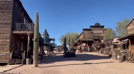The famous Goldfield Ghost Town in Apache Junction, Arizona