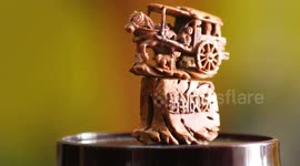 You 'walnut' believe what this folk artist used to carve intricate work