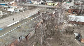 Drone footage from Sumy region shows destruction 2/6