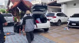 Mechanics dismantle car to save kitten trapped in inside for half a day