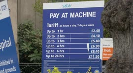 Covid: Free parking for NHS hospital staff in England to end on Friday