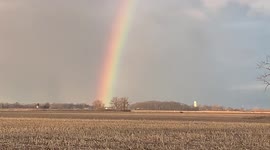 Encanto-style double rainbow spotted in Ohio