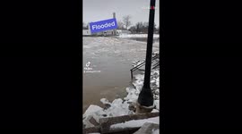 'Flooding on River Raisin poses problems for people of Dundee'