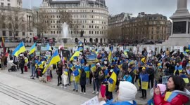 Anti War Ukraine Protest - Trafalgar Square | London 02/04/22