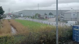 Oil tankers leave depot with police escort as protesters arrested for allegedly trying to block shipments